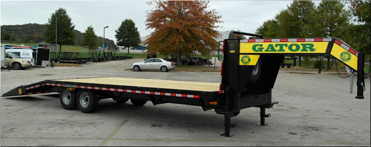 Gooseneck flat bed trailer for sale14k  Swain County, North Carolina